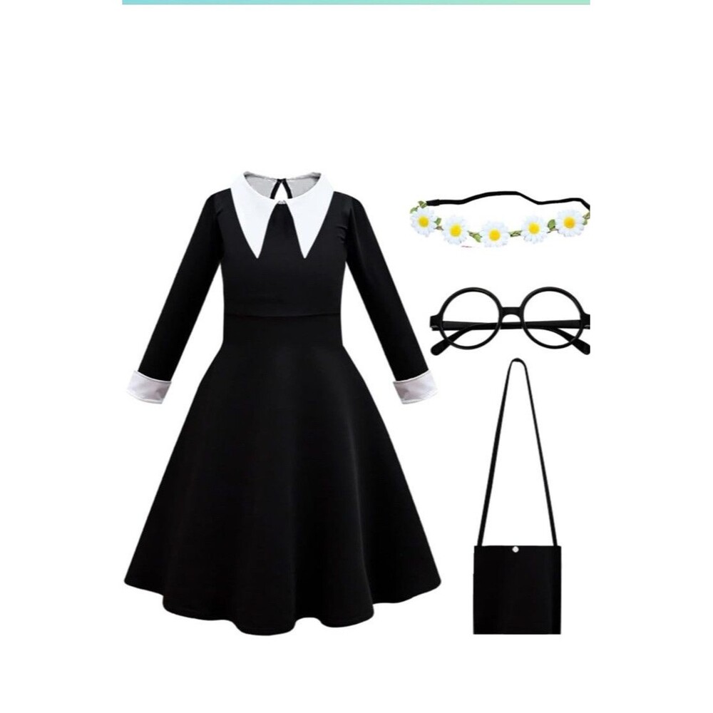 Mirabel Dress Girls Princess Dress Black Witch Costume Princess Size 120 4/5 Yrs
